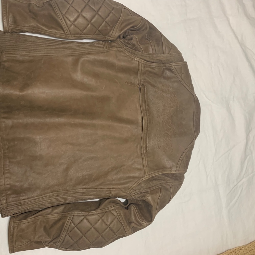Women's Indian Motorcycle Benjamin Leather Jacket - Picture 9 of 10
